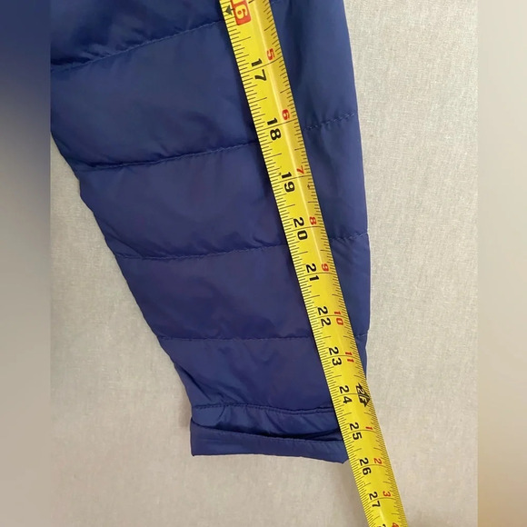Slate + Stone down quilted puffy blue jacket  Sz L - Picture 12 of 14